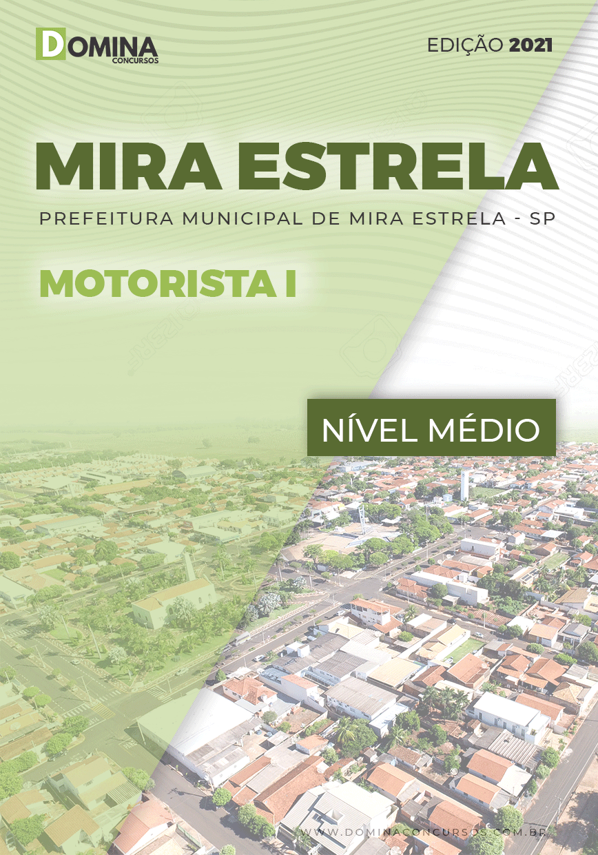 Apostila Concurso Pref Mira Estrela SP 2021 Motorista
