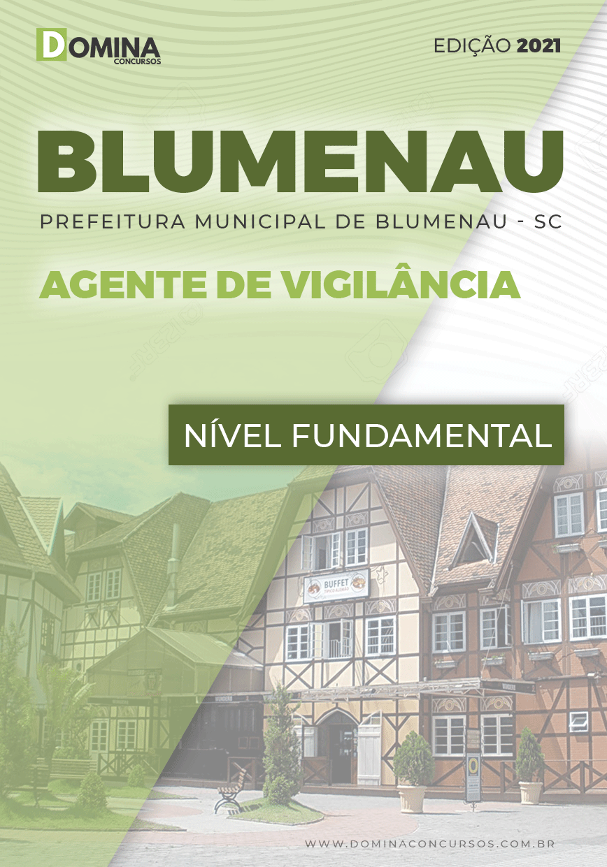 Apostila Concurso Blumenau SC 2022 Agente de Vigilância