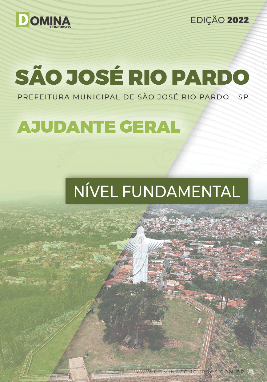 Apostila Pref São José Rio Pardo SP 2022 Ajudante Geral