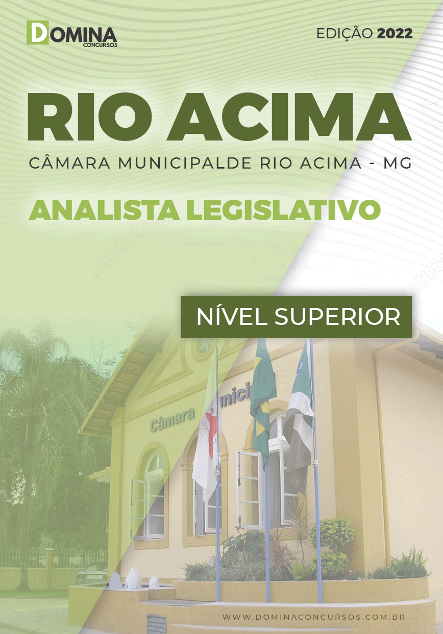 Apostila Câmara Rio Acima MG 2022 Analista Legislativo