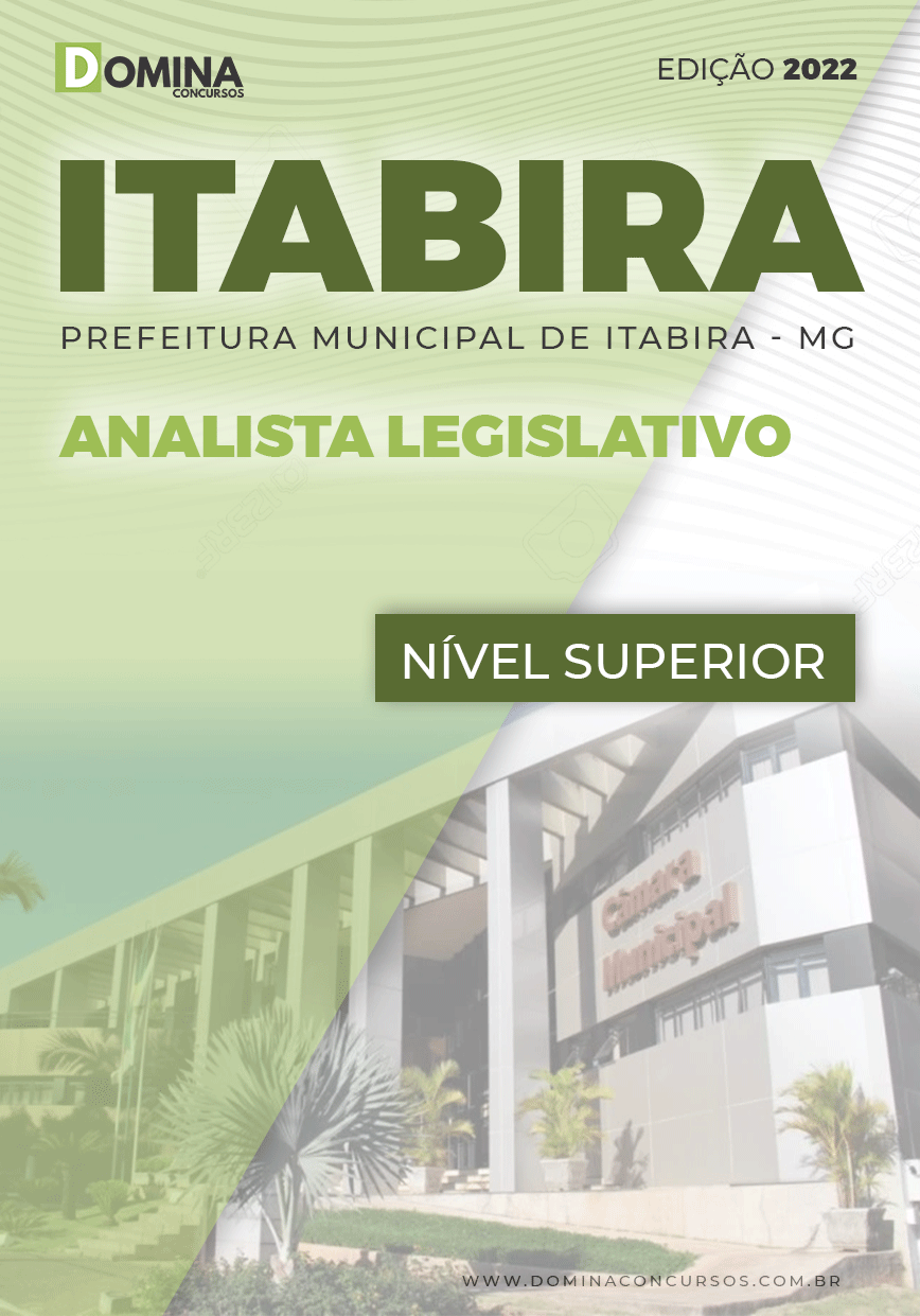 Apostila Câmara Itabira MG 2022 Analista Legislativo