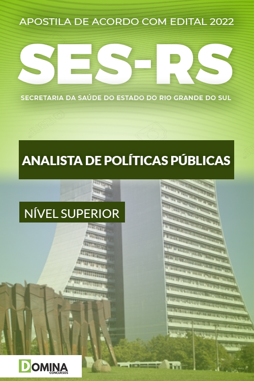 Apostila Concurso SES RS 2022 Analista de Políticas Públicas