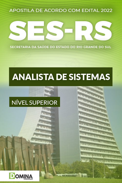 Apostila Concurso SES RS 2022 Analista de Sistemas