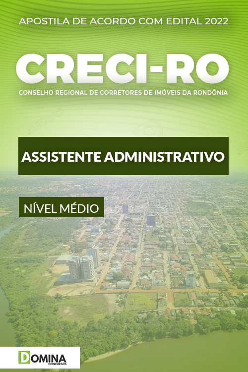 Apostila Concurso CRECI RO 2022 Assistente Administrativo