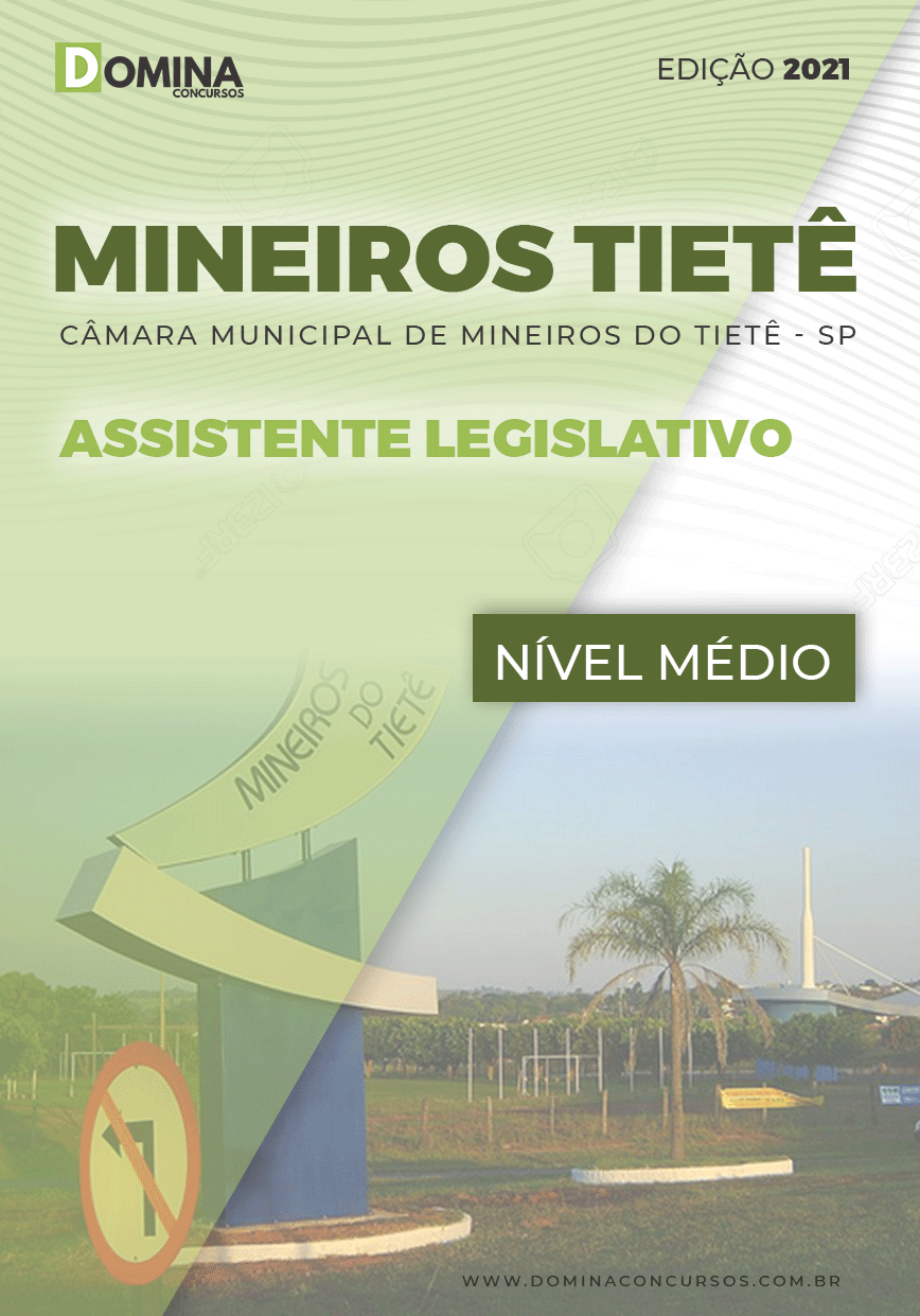 Apostila Câmara Mineiros do Tietê SP 2021 Assistente Legislativo