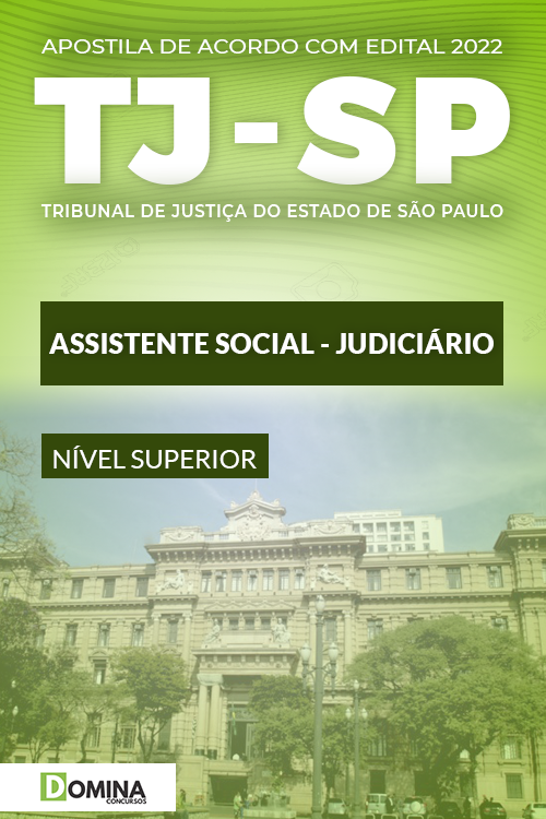 Apostila Concurso TJ SP 2022 Assistente Social Judiciário