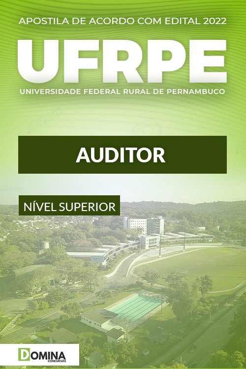 Apostila Concurso Público UFRPE 2022 Auditor