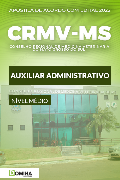 Apostila Concurso CRMV MS 2022 Auxiliar Administrativo