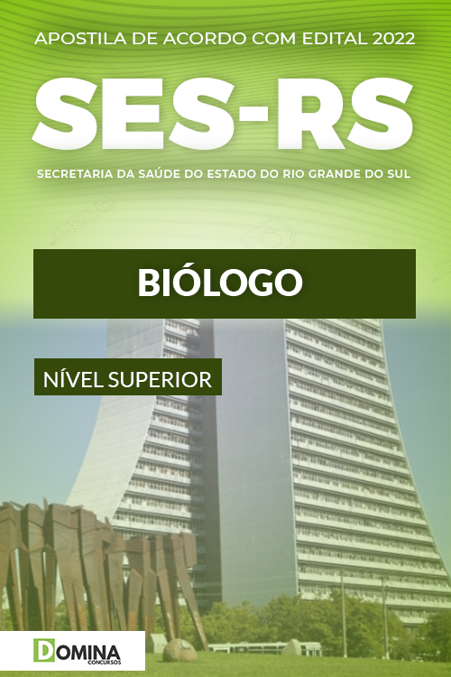 Apostila Digital Concurso SES RS 2022 Biólogo FAURGS