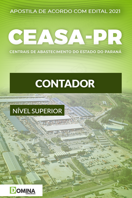 Apostila Concurso Público CEASA PR 2021 Contador