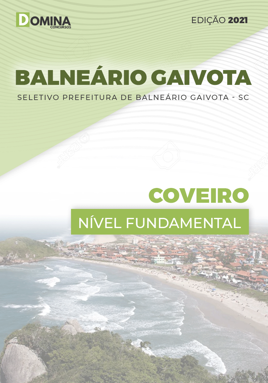 Apostila Seletivo Pref Balneário Gaivota SC 2021 Coveiro