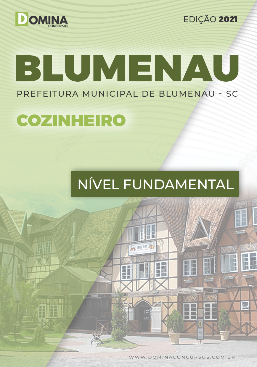 Apostila Concurso Prefeitura Blumenau SC 2022 Cozinheiro