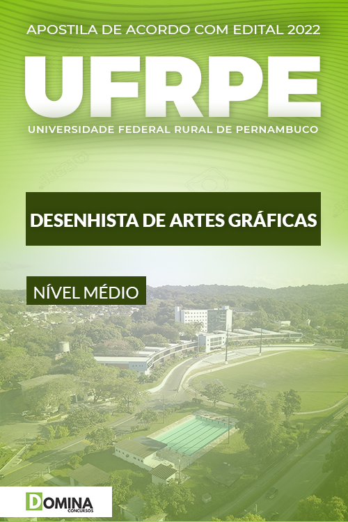 Apostila Concurso UFRPE 2022 Desenhista Artes Gráficas