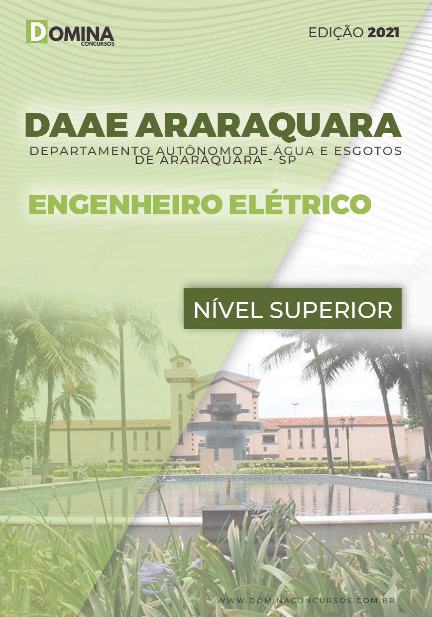 Apostila DAAE Araraquara SP 2021 Engenheiro Elétrico