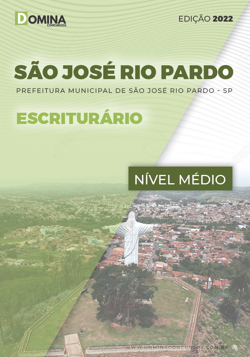Apostila Pref São José Rio Pardo SP 2022 Escriturário