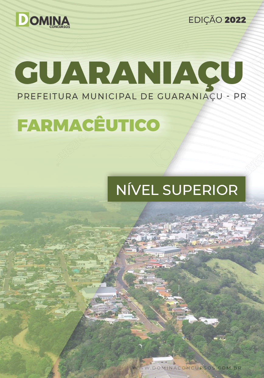 Apostila Concurso Pref Guaraniaçu PR 2022 Farmacêutico