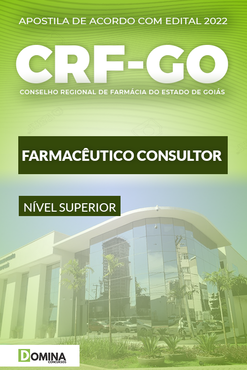 Apostila Concurso CRF GO 2022 Farmacêutico Consultor