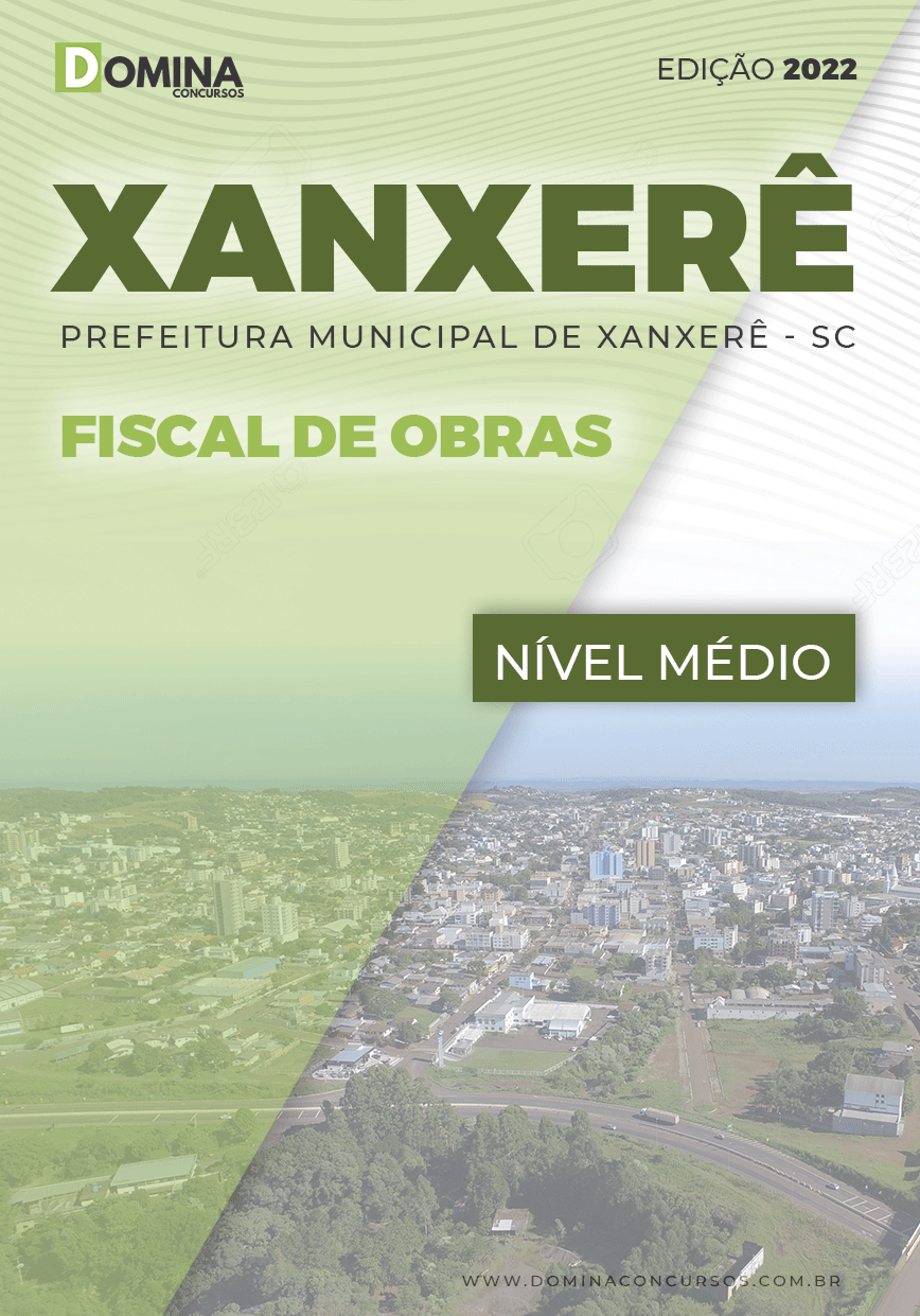 Apostila Concurso Pref Xanxerê SC 2021 Fiscal de Obras