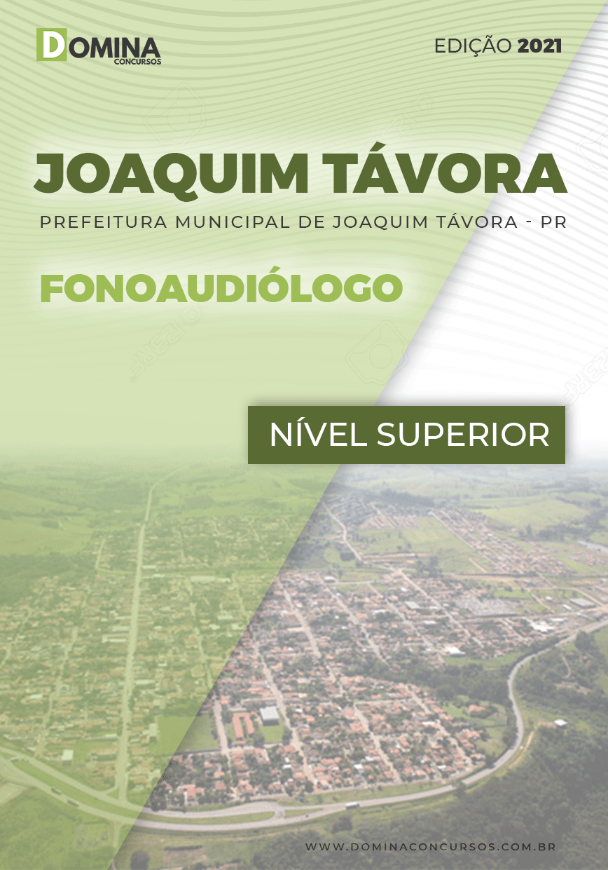 Apostila Pref Joaquim Távora PR 2021 Fonoaudiólogo