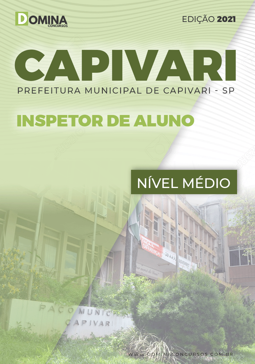 Apostila Concurso Pref Capivari SP 2021 Inspetor de Aluno