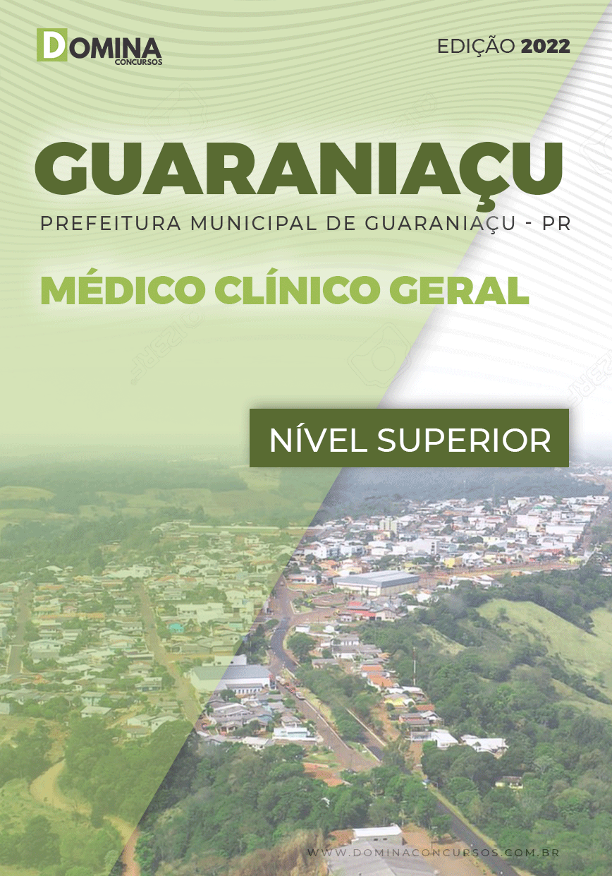 Apostila Pref Guaraniaçu PR 2022 Médico Clínico Geral
