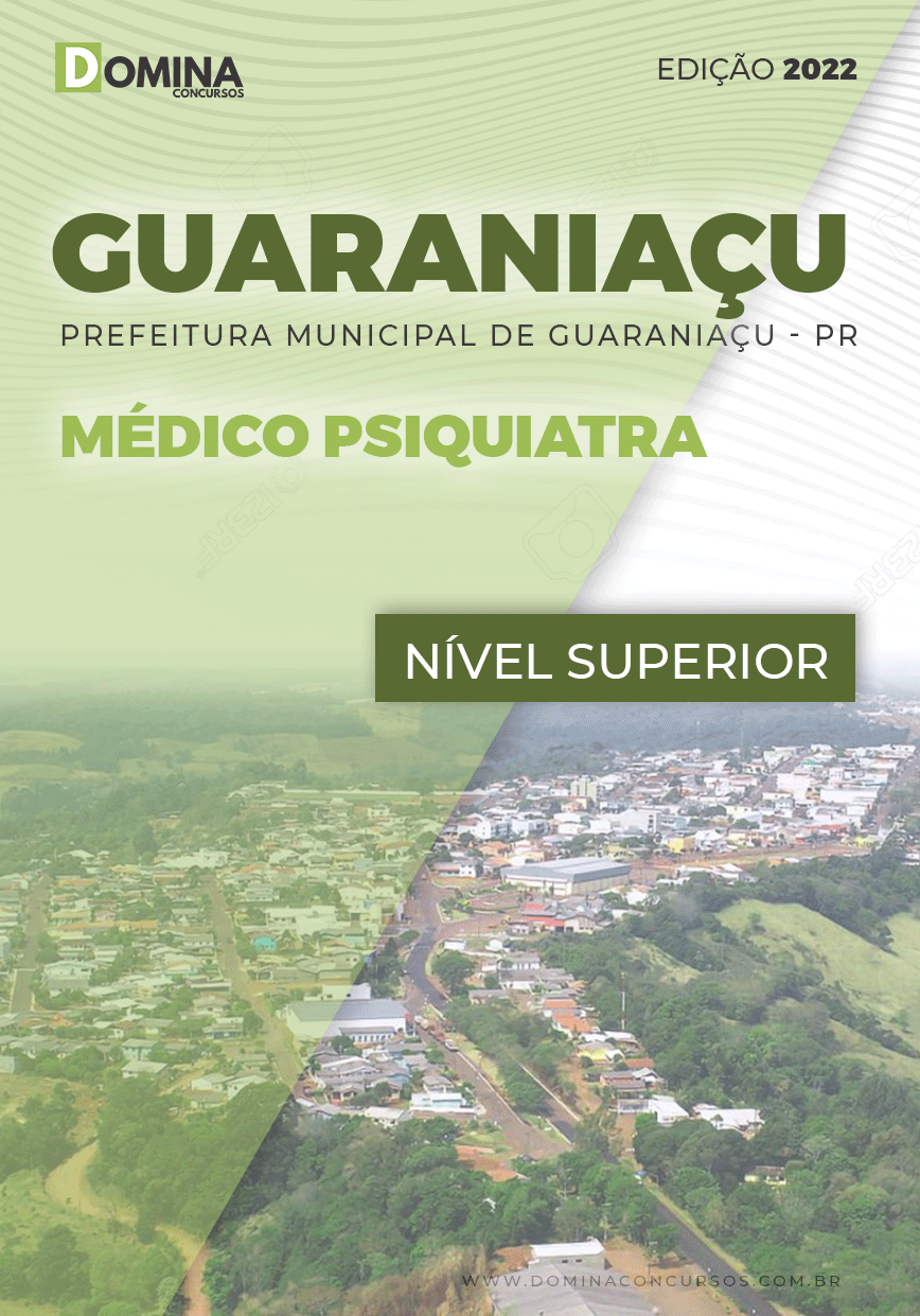 Apostila Pref Guaraniaçu PR 2022 Médico Psiquiatra