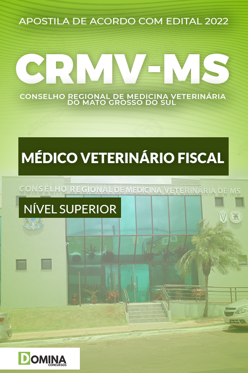 Apostila Concurso CRMV MS 2022 Médico Veterinário Fiscal