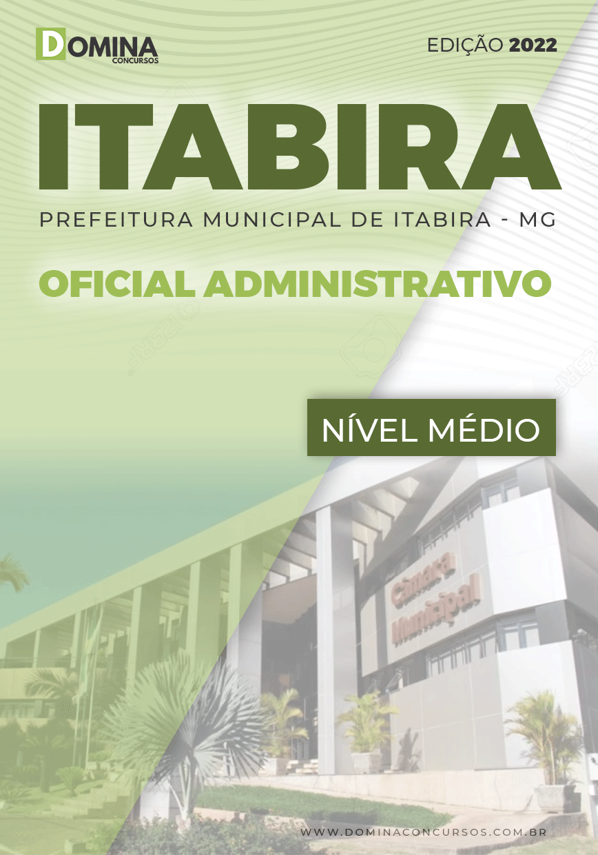 Apostila Câmara Itabira MG 2022 Oficial Administrativo