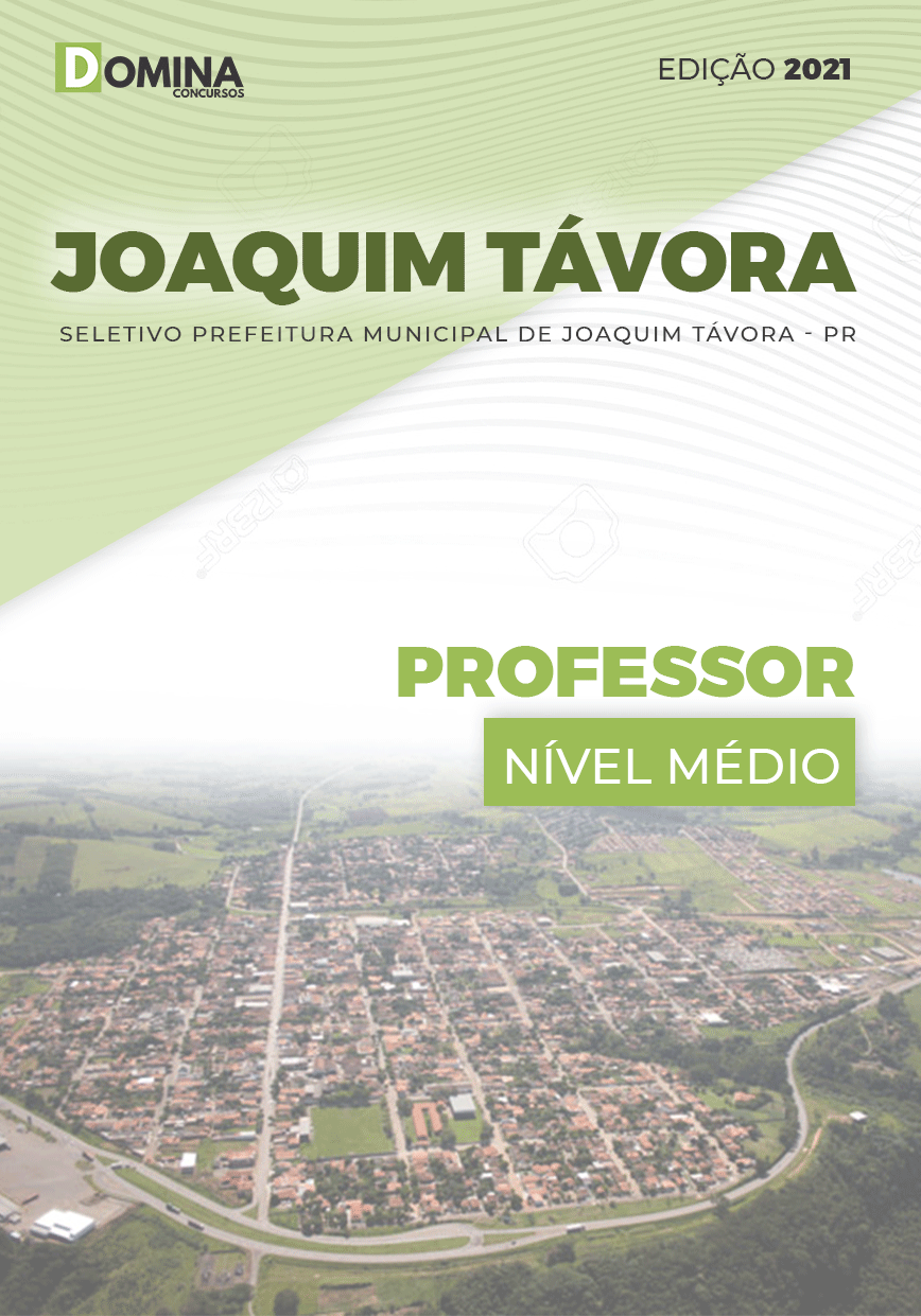 Apostila Seletivo Pref Joaquim Távora PR 2021 Professor