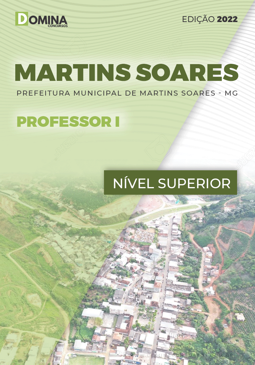 Apostila Concurso Pref Martins Soares MG 2022 Professor I