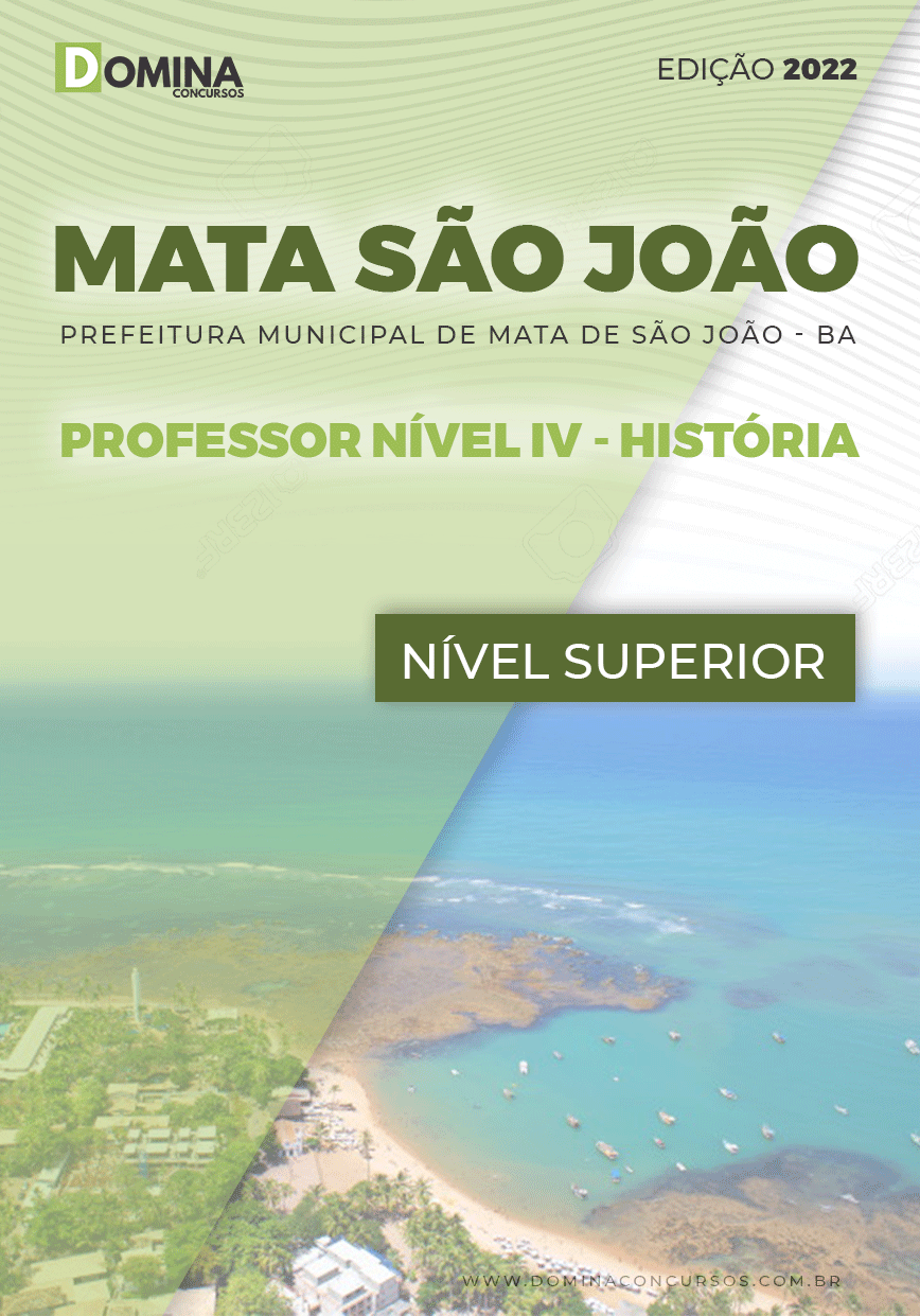 Apostila Pref Mata São João BA 2022 Professor História