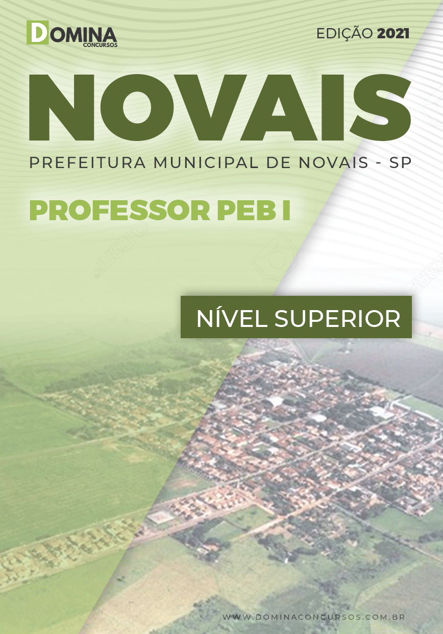 Apostila Concurso Novais SP 2021 Professor PEB I e PEB II