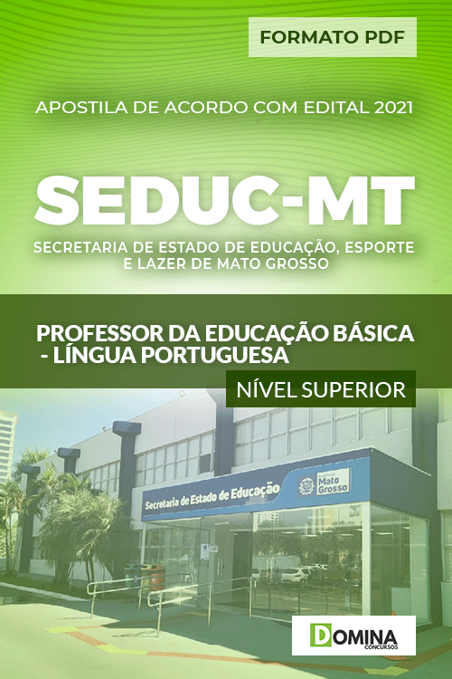 Apostila SEDUC 2021 Professor Educação Básica Língua Portuguesa