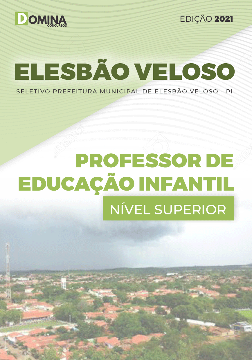 Apostila Elesbão Veloso PI 2021 Professor de Educação Infantil