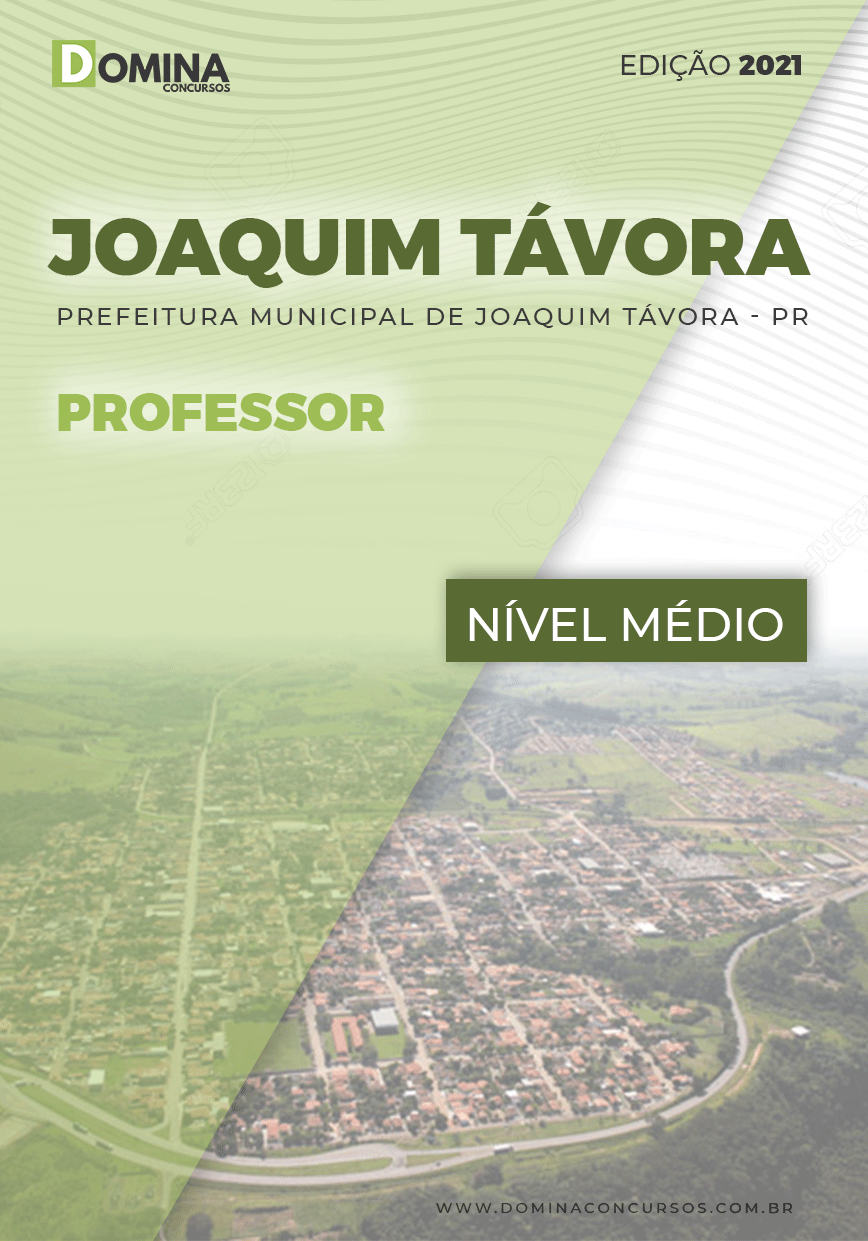 Apostila Concurso Pref Joaquim Távora PR 2021 Professor