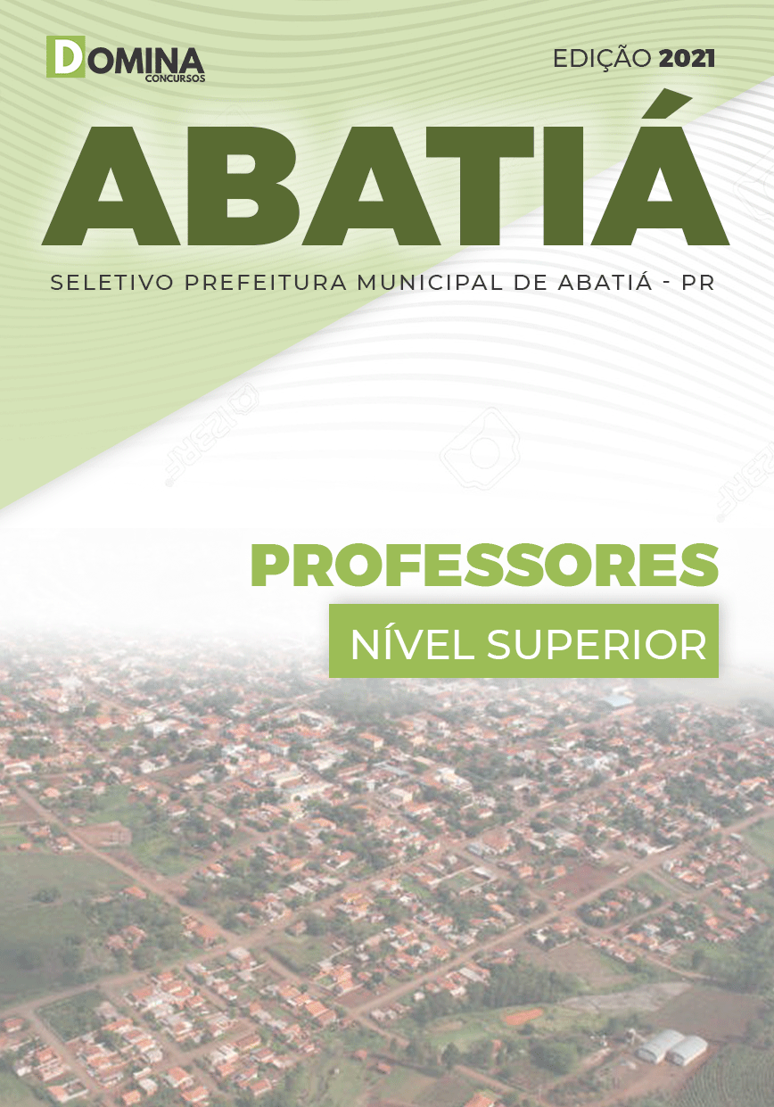 Apostila Seletivo Pref Abatiá PR 2021 Todos Professores