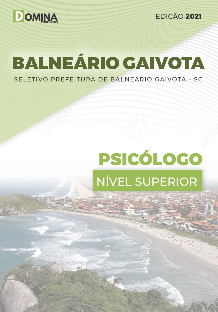 Apostila Seletivo Pref Balneário Gaivota SC 2021 Psicólogo