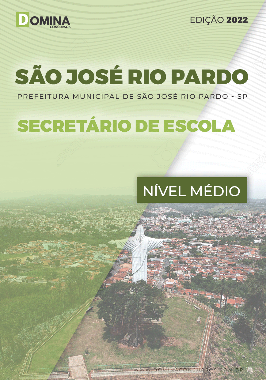 Apostila Pref São José Rio Pardo SP 2022 Secretário de Escola