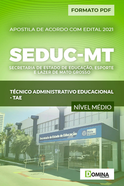 Apostila SEDUC 2021 Técnico Administrativo Educacional