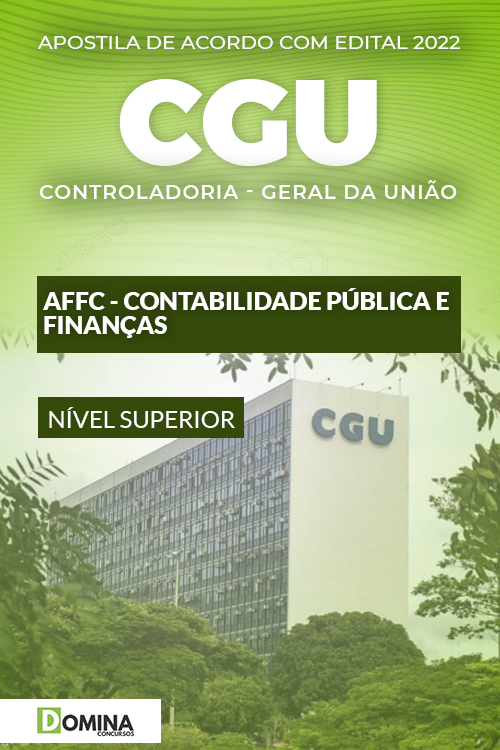 Apostila CGU 2022 Contabilidade Pública e Finanças