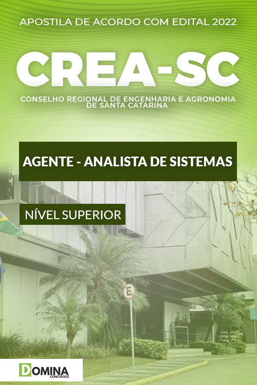 Apostila Concurso CREA SC 2022 Analista de Sistemas