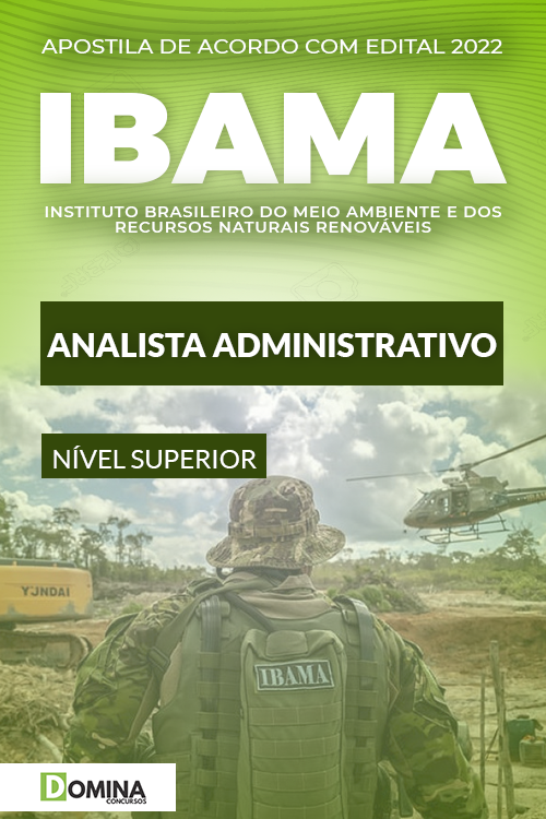 Apostila Concurso IBAMA 2022 Analista Administrativo