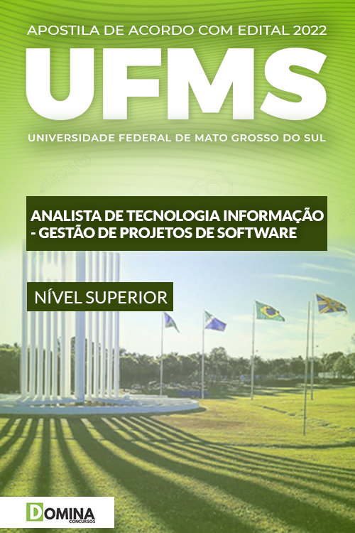 Apostila UFMS 2022 Analista TI Gestão Projetos Software