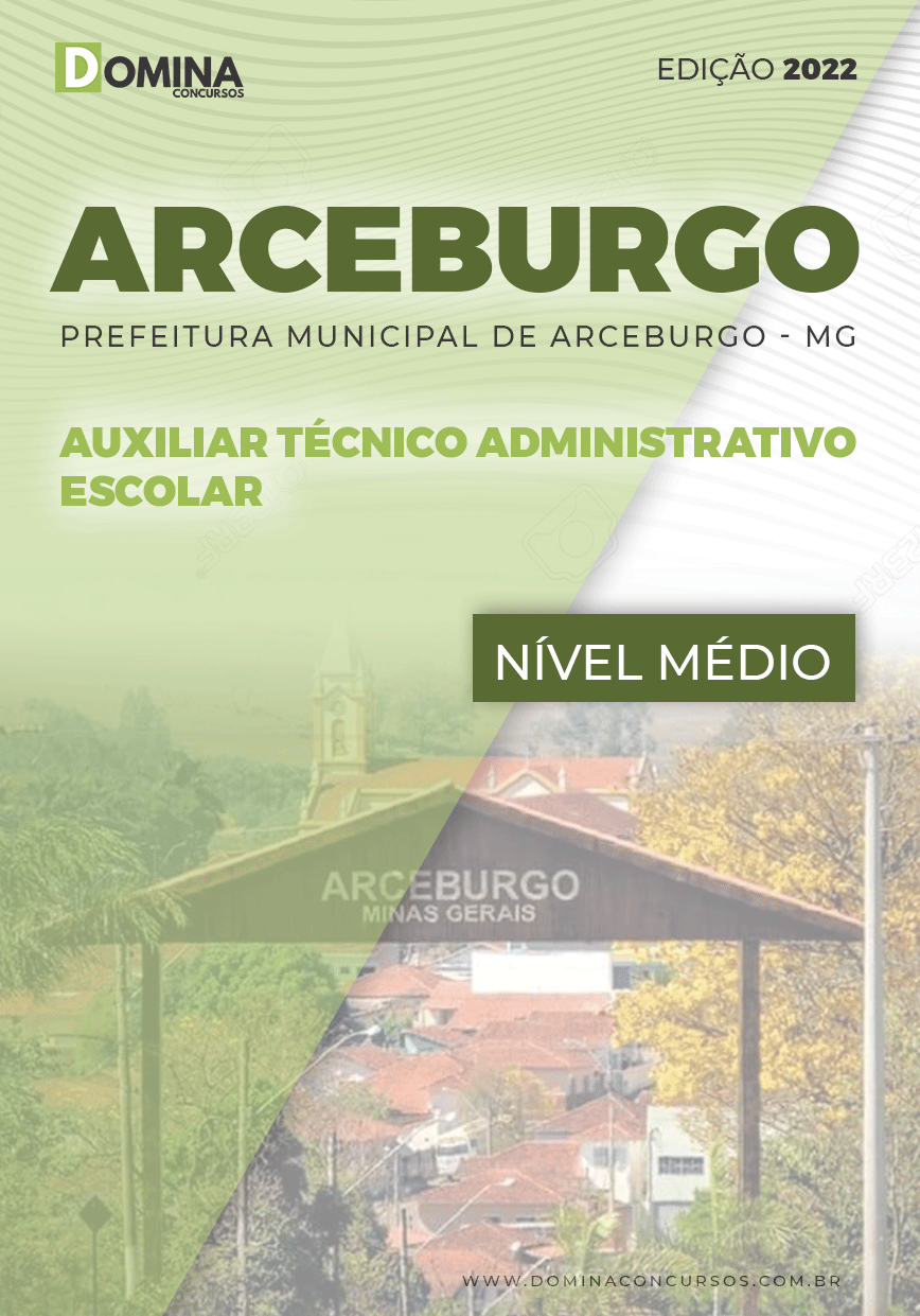 Apostila Pref Arceburgo MG 2022 Técnico Administrativo Escolar