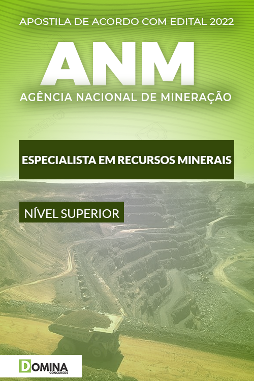 Apostila Concurso ANM 2022 Especialista em Recursos Minerais