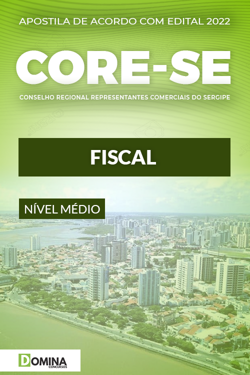 Download Apostila Concurso CORE SE 2022 Fiscal