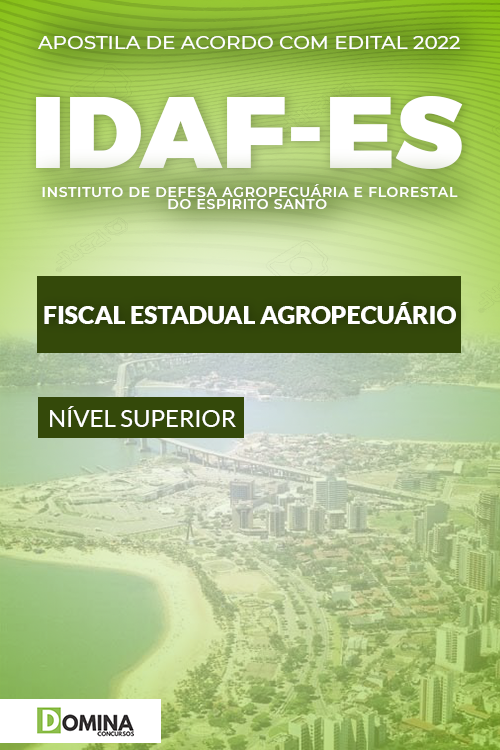 Apostila Concurso IDAF ES 2022 Fiscal Estadual Agropecuario