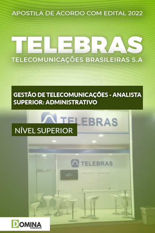 Apostila Concurso TELEBRAS 2022 Analista Administrativo
