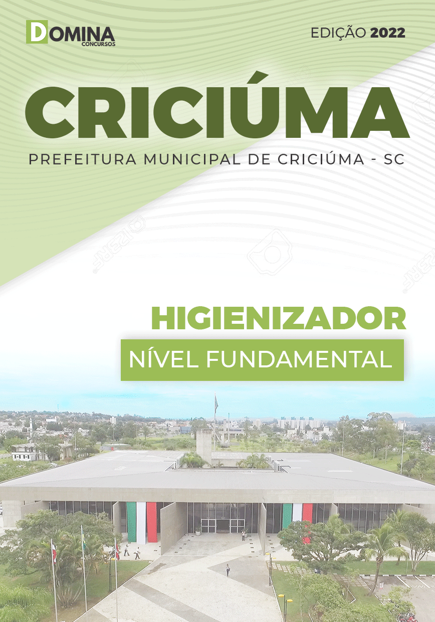 Apostila Concurso Prefeitura Criciúma 2022 Higienizador