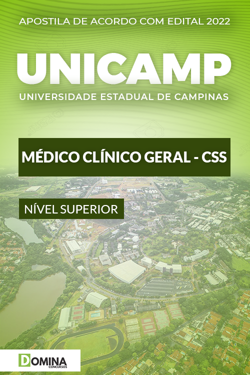 Apostila UNICAMP SP 2022 Médico Clinico Geral CSS